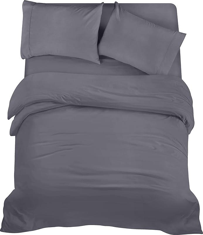 Utopia Bedding Funda Nórdica Cama 150 Gris